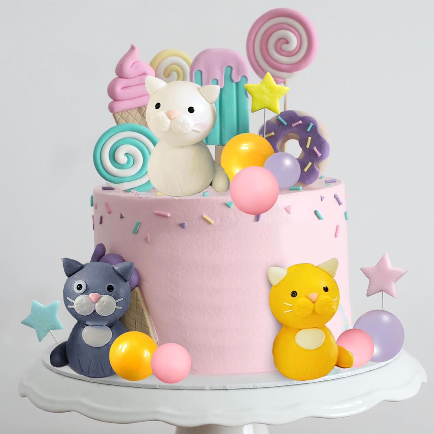 Pet Supplies Outlet - 17 pezzi Topper per torta per