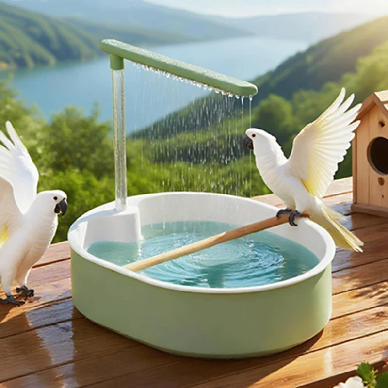 Pet Supplies Plus - Vasca da Bagno Automatica per Pappagalli