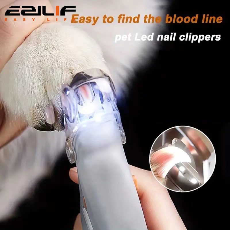 Dog Grooming Clippers - 1 tagliaunghie illuminato a LED per