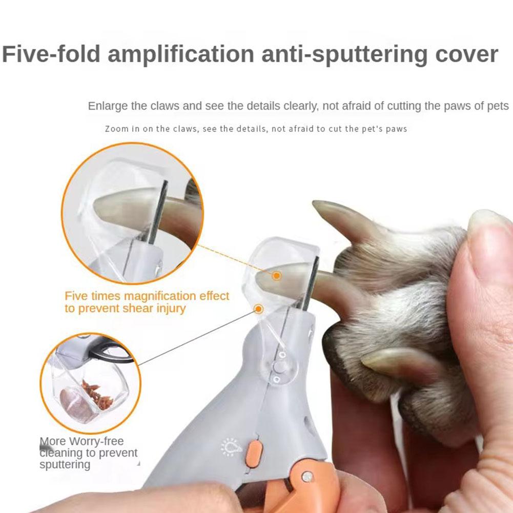 Dog Grooming Clippers - Tagliaunghie per Animali Domestici con Luce