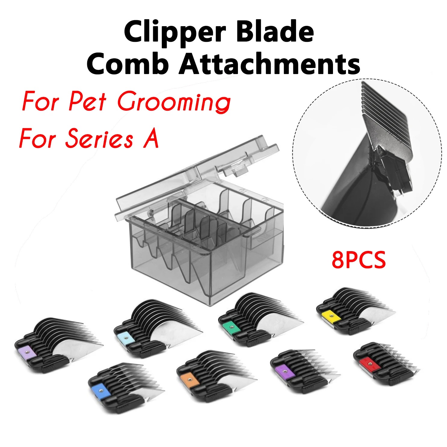 Dog Grooming Clippers - Kit pettini guida per clipper Set