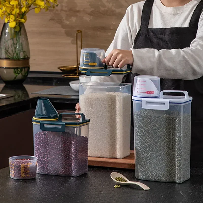 Pet Supplies In Store - Contenitore per Alimenti 1PC, Secchio Dosatore