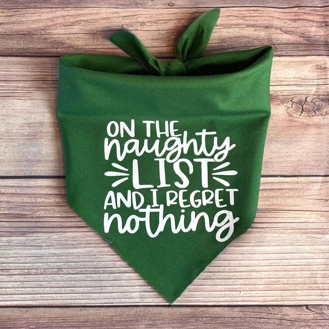 Pet Supplies List - Sulla lista impertinente Bandana divertente per