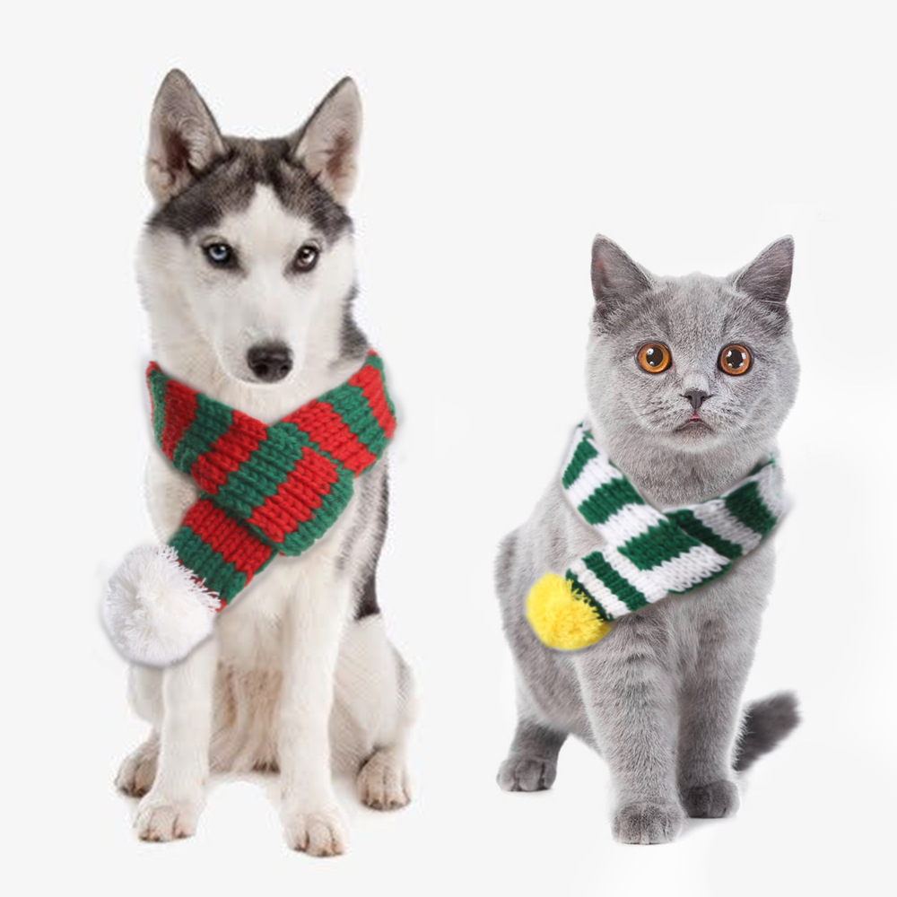 Pet Supplies In Amazon - Amazon, sciarpa natalizia lavorata a maglia