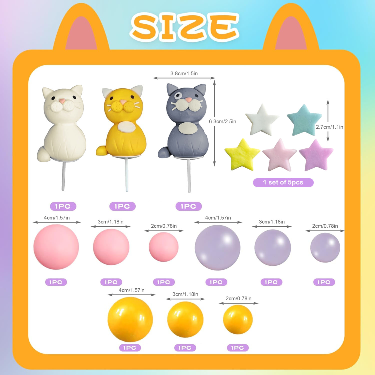 17 pezzi Topper per torta per  - Pet Supplies Outlet recensione e prezzo