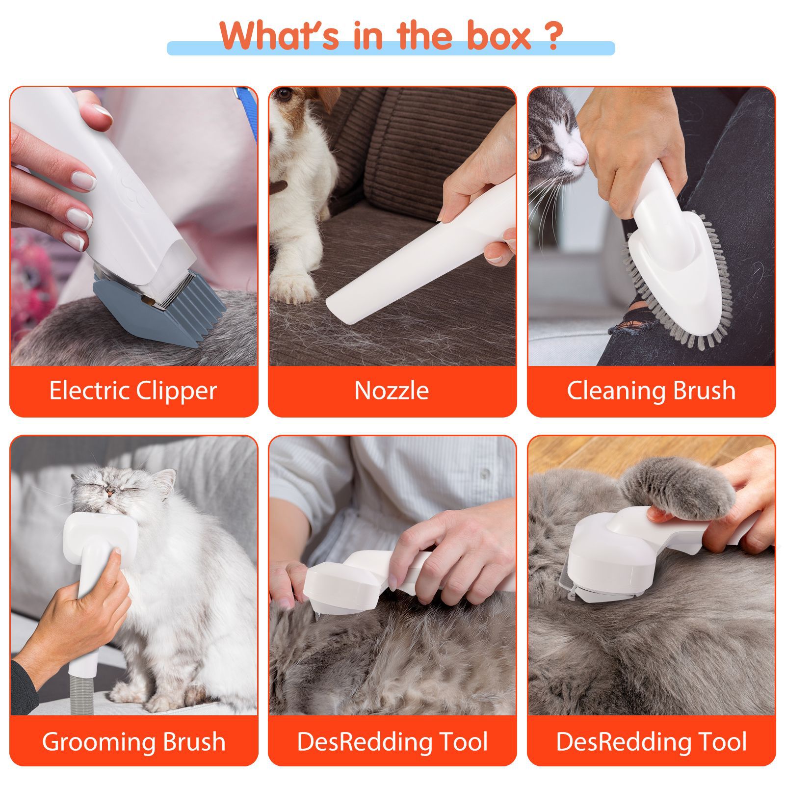 Kit aspirapolvere per toeletta - Dog Grooming Clippers recensione e prezzo